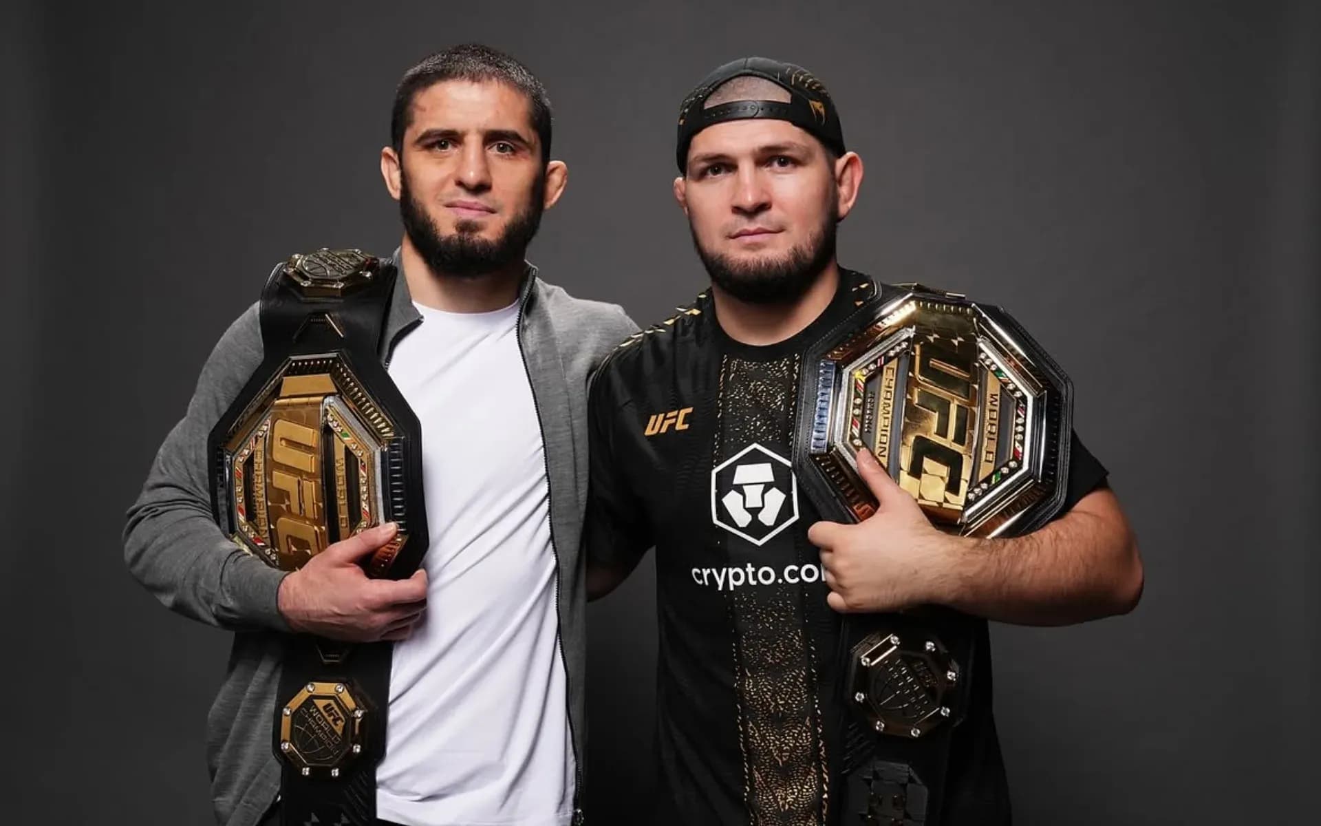 Islam Makhachev and Khabib Nurmagomedov