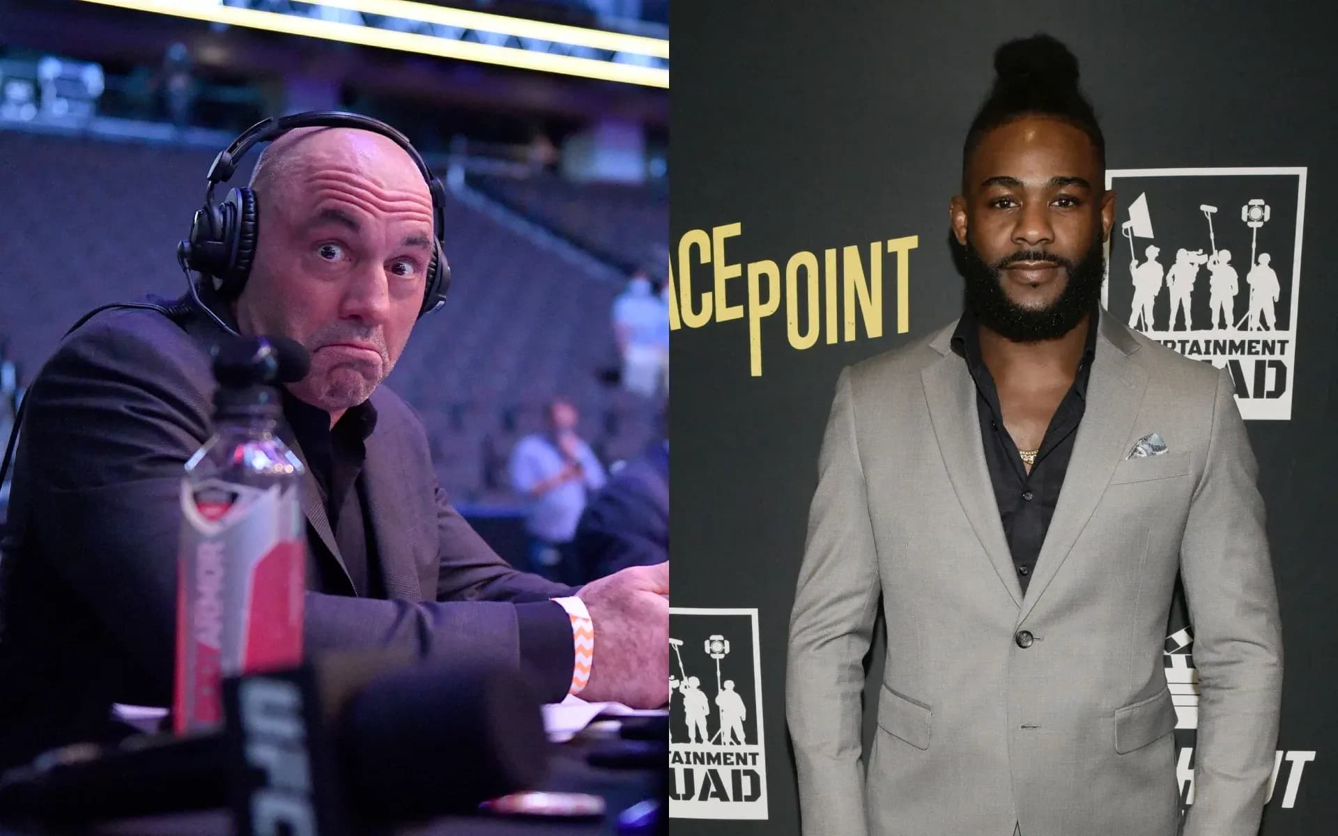 Joe Rogan and Aljamain Sterling