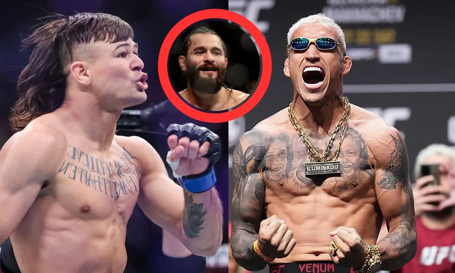 Charles Oliveira, Diego Lopes & Jorge Masvidal