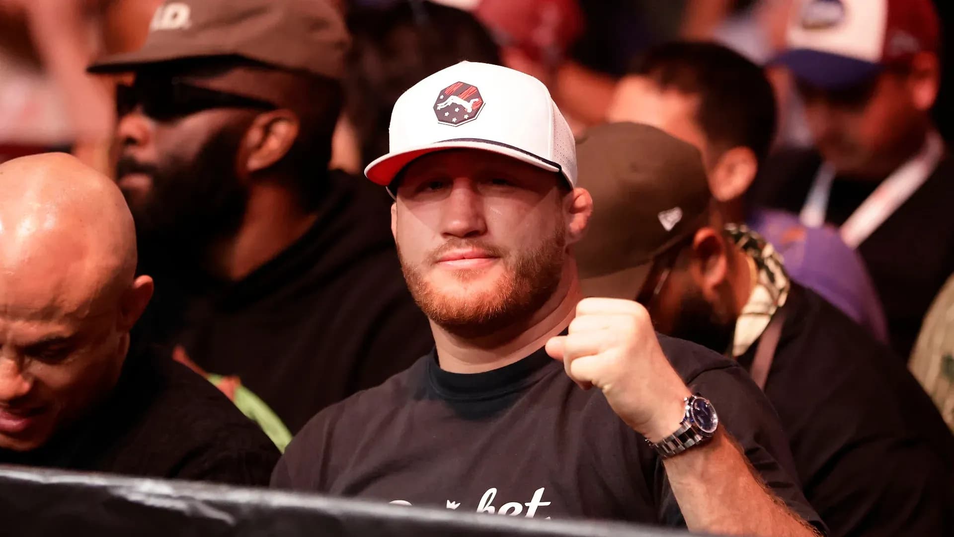 July 18, 2026, Oklahoma City, Oklahoma, United States: JUSTIN GAETHJE poses for a photo at UFC Fight Night OKC at the Paycom Center in Oklahoma City, OK. Oklahoma City United States - ZUMAs346 20260718_zsp_s346_077 Copyright: xAlejandroxSalazarx