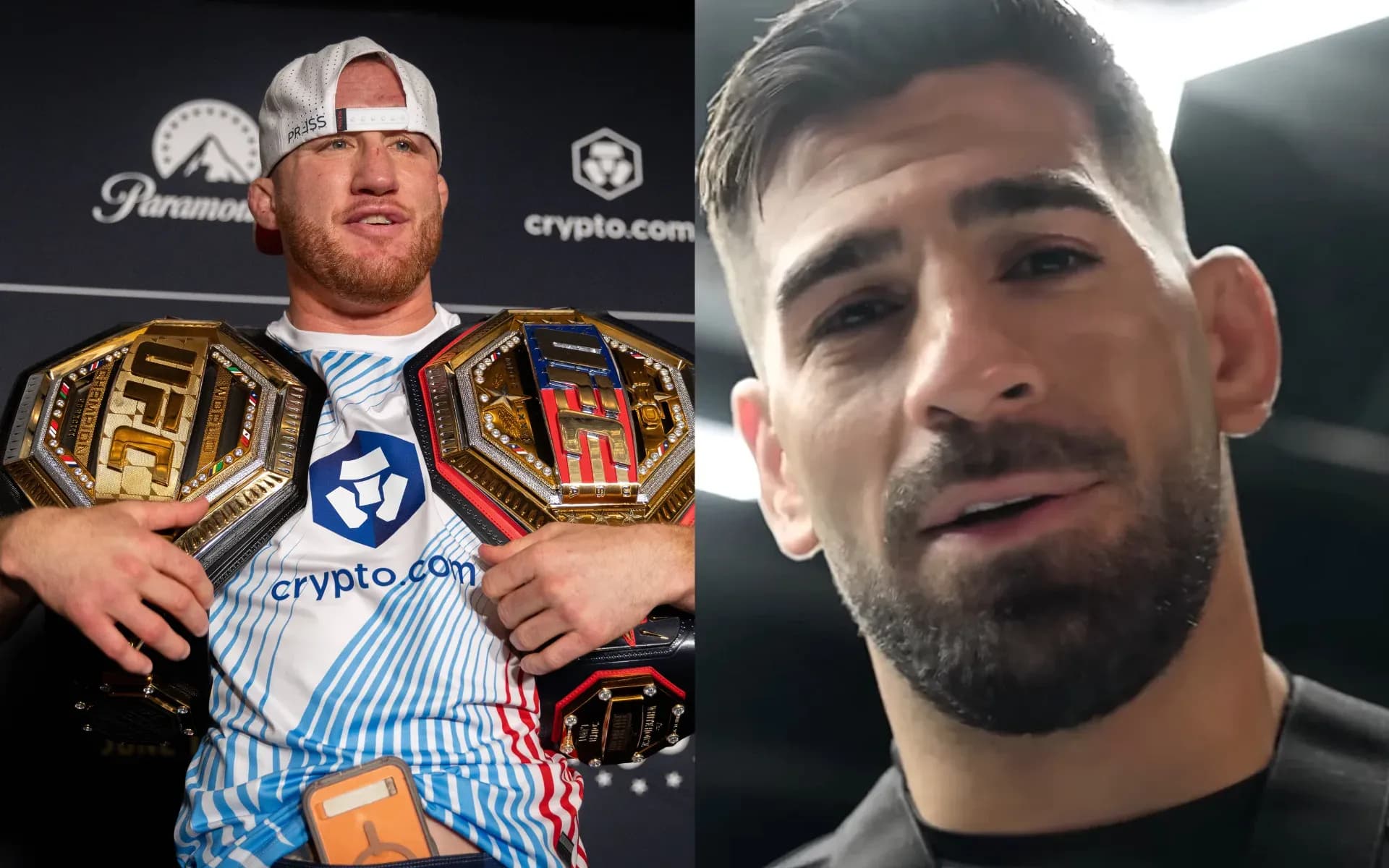 Justin Gaethje and Ilia Topuria clashed at UFC Freedom 250