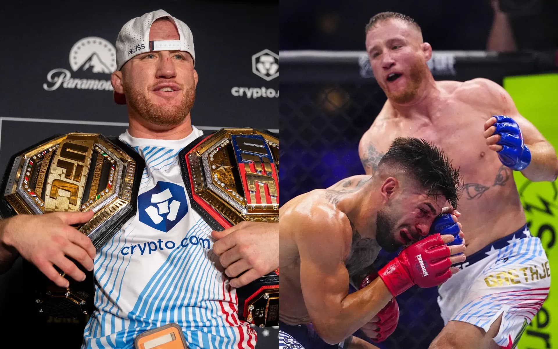Justin Gaethje bested Ilia Topuria at UFC Freedom 250.