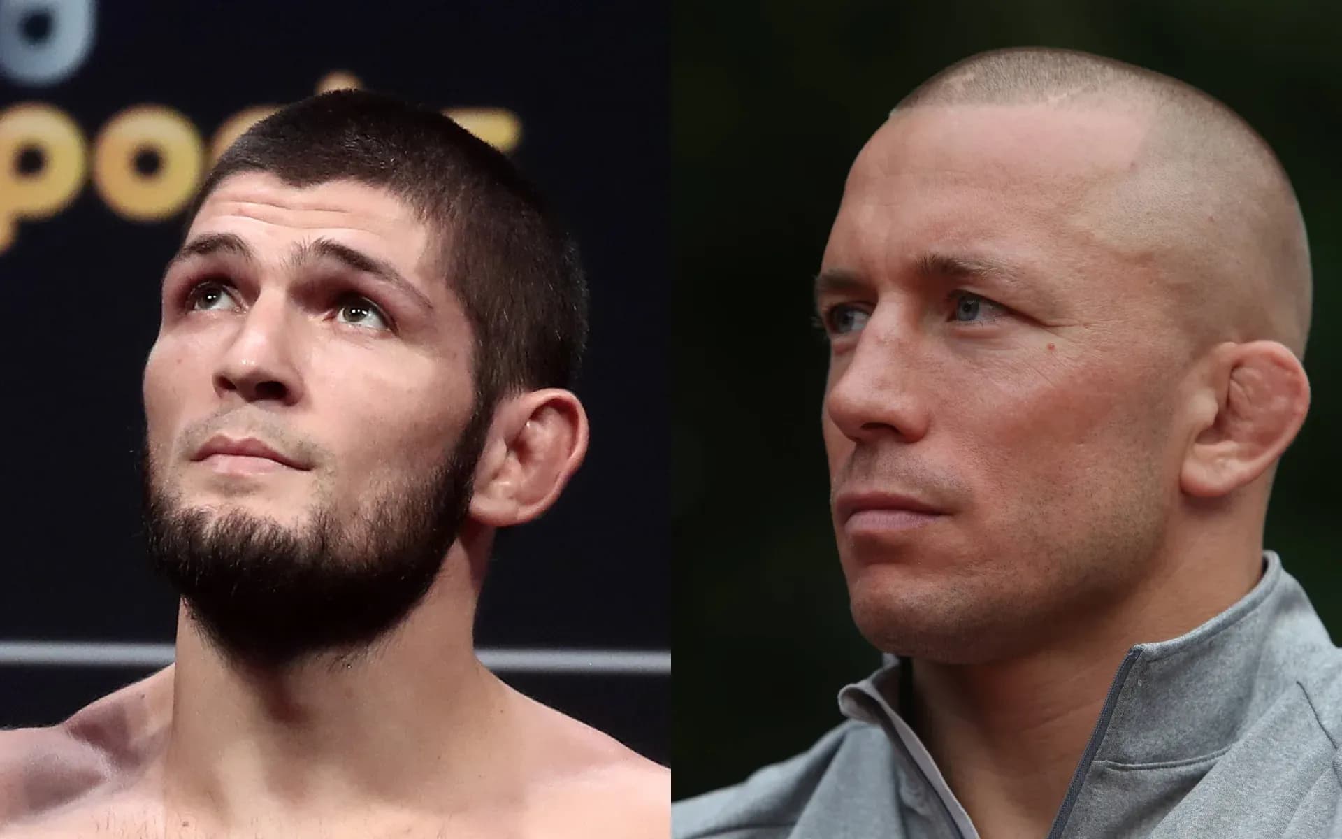 Khabib Nurmagomedov and Georges St-Pierre