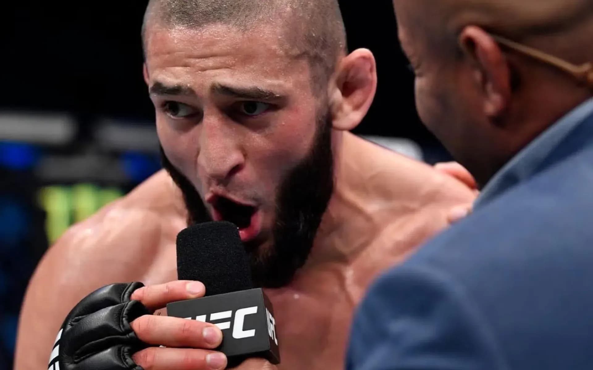 Khamzat Chimaev has his sights set on winning UFC belts in multiple weight classes.