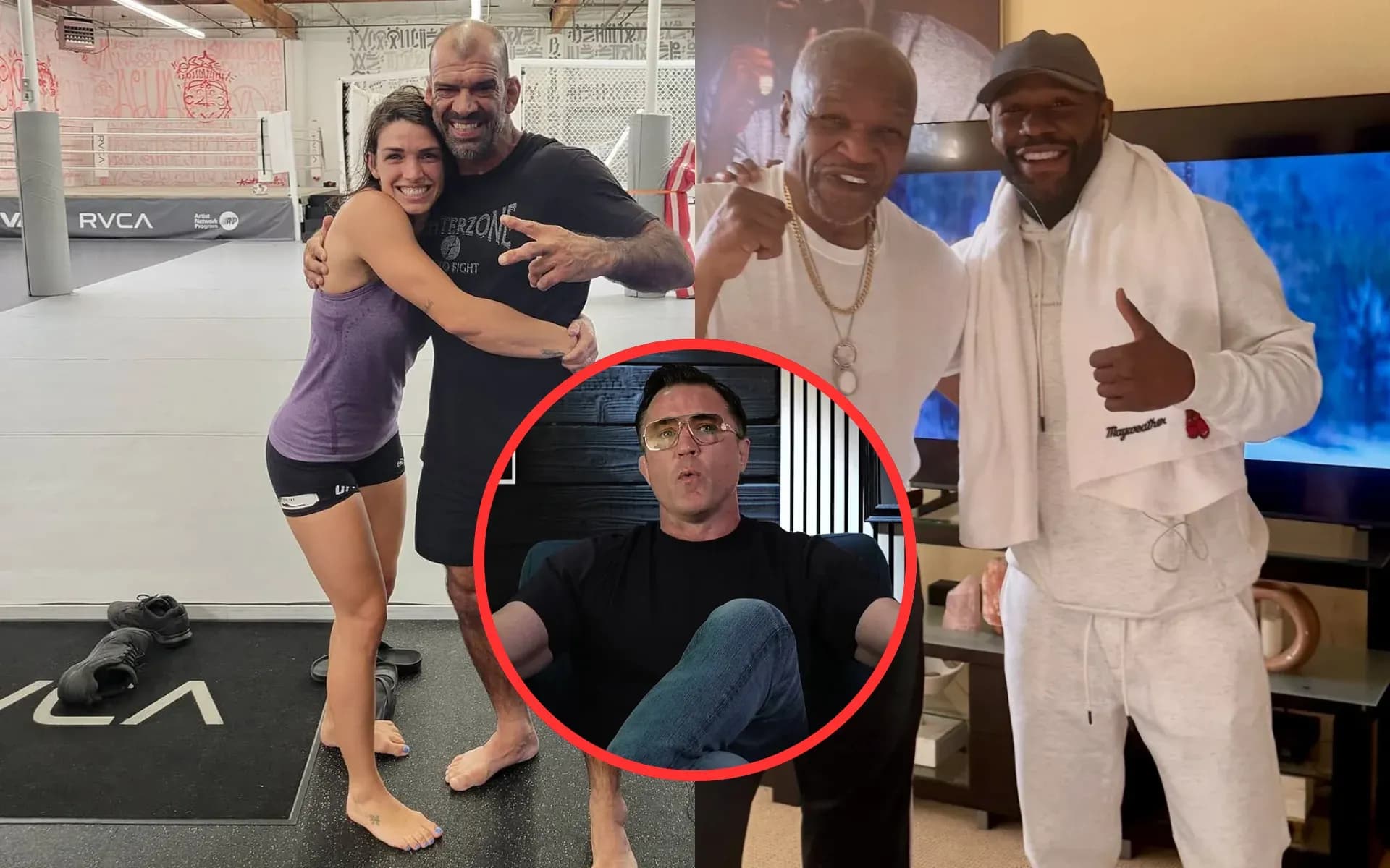 Chael Sonnen has likened Mackenzie Dern and Megaton Dias to Floyd Mayweather Jr and Sr