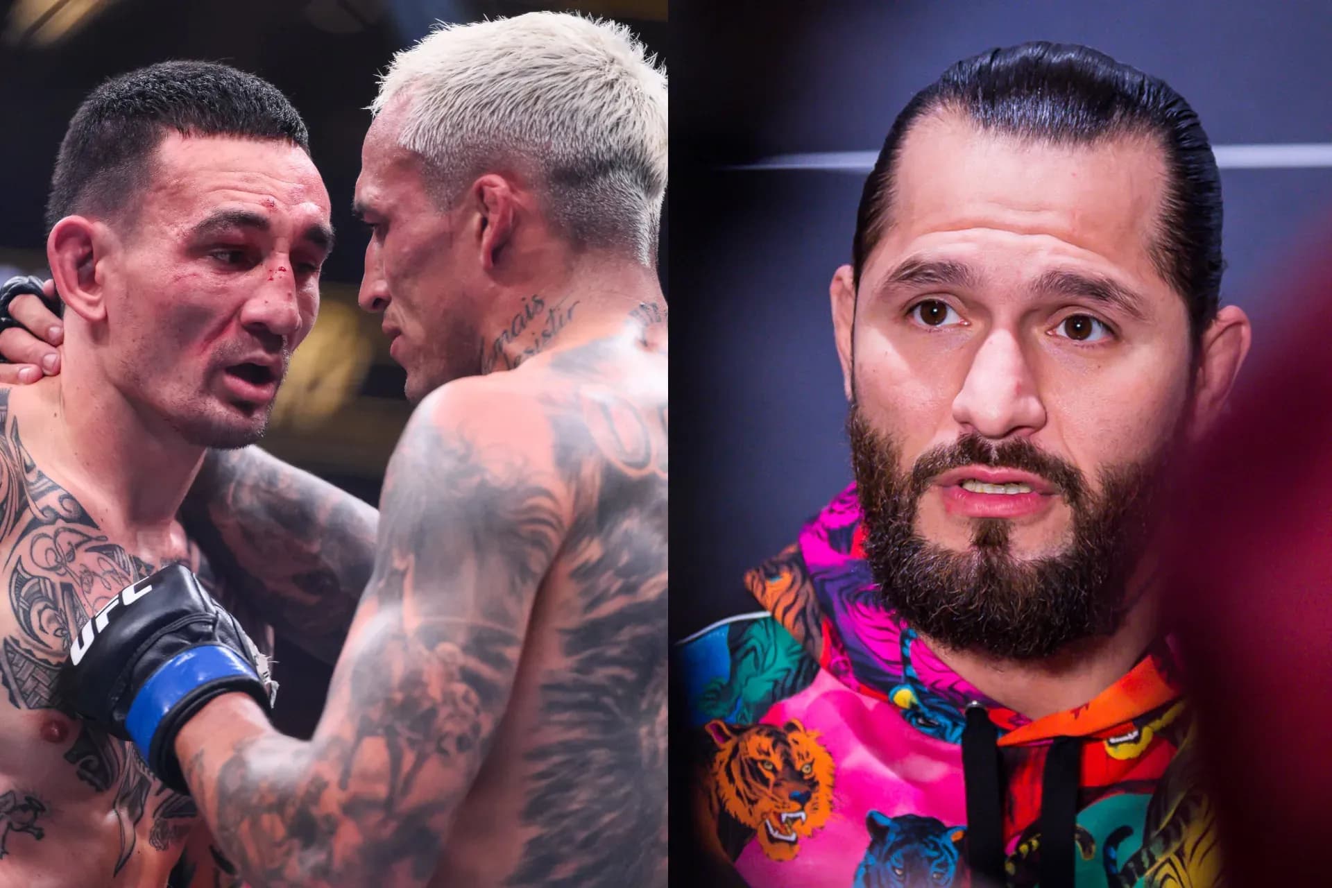 Max Holloway, Charles Oliveira and Jorge Masvidal