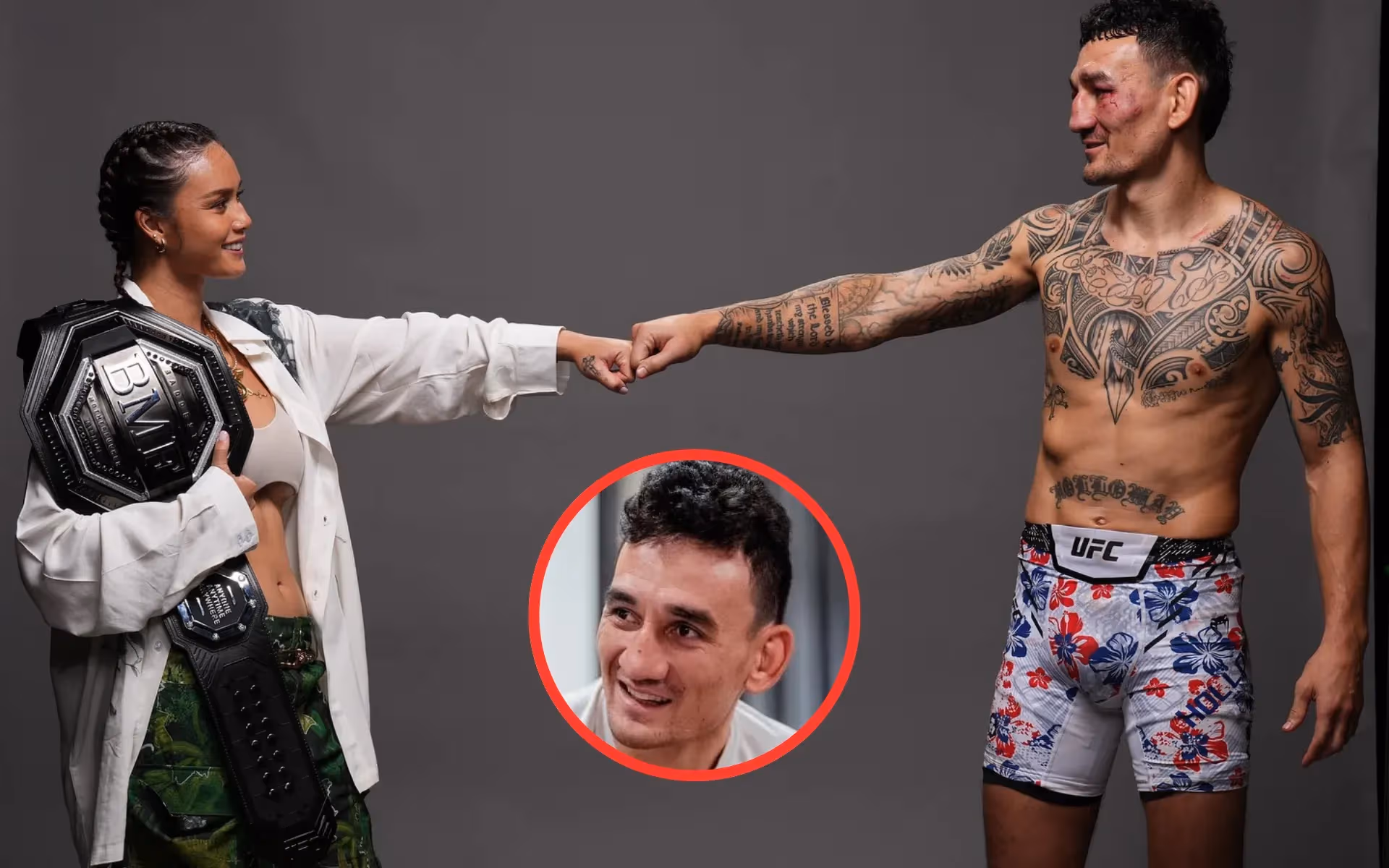 Max Holloway and Alessa Quizon spoke about their relationship last year