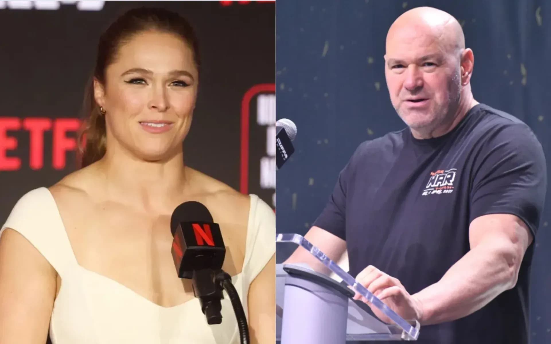 Ronda Rousey and Dana White