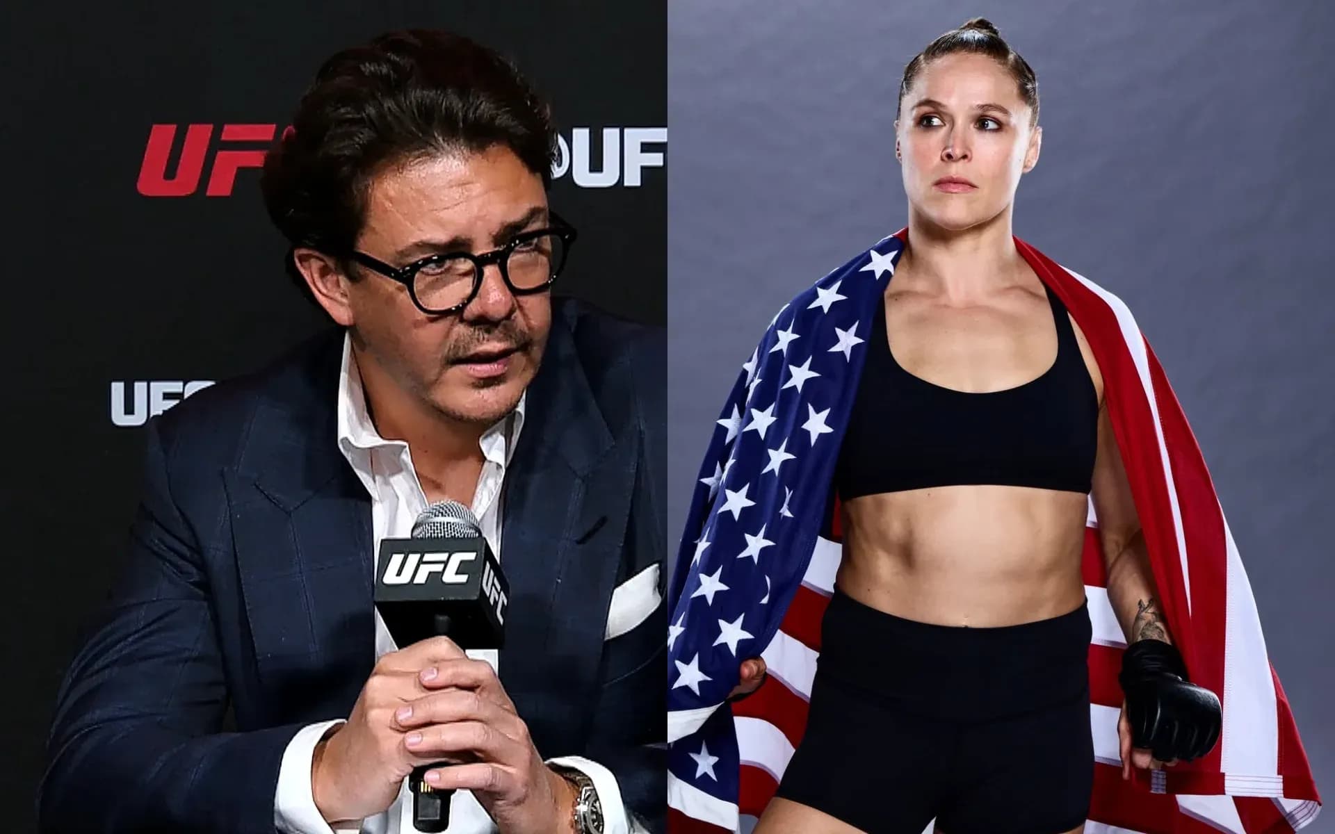 Hunter Campbell and Ronda Rousey have been at odds as of late