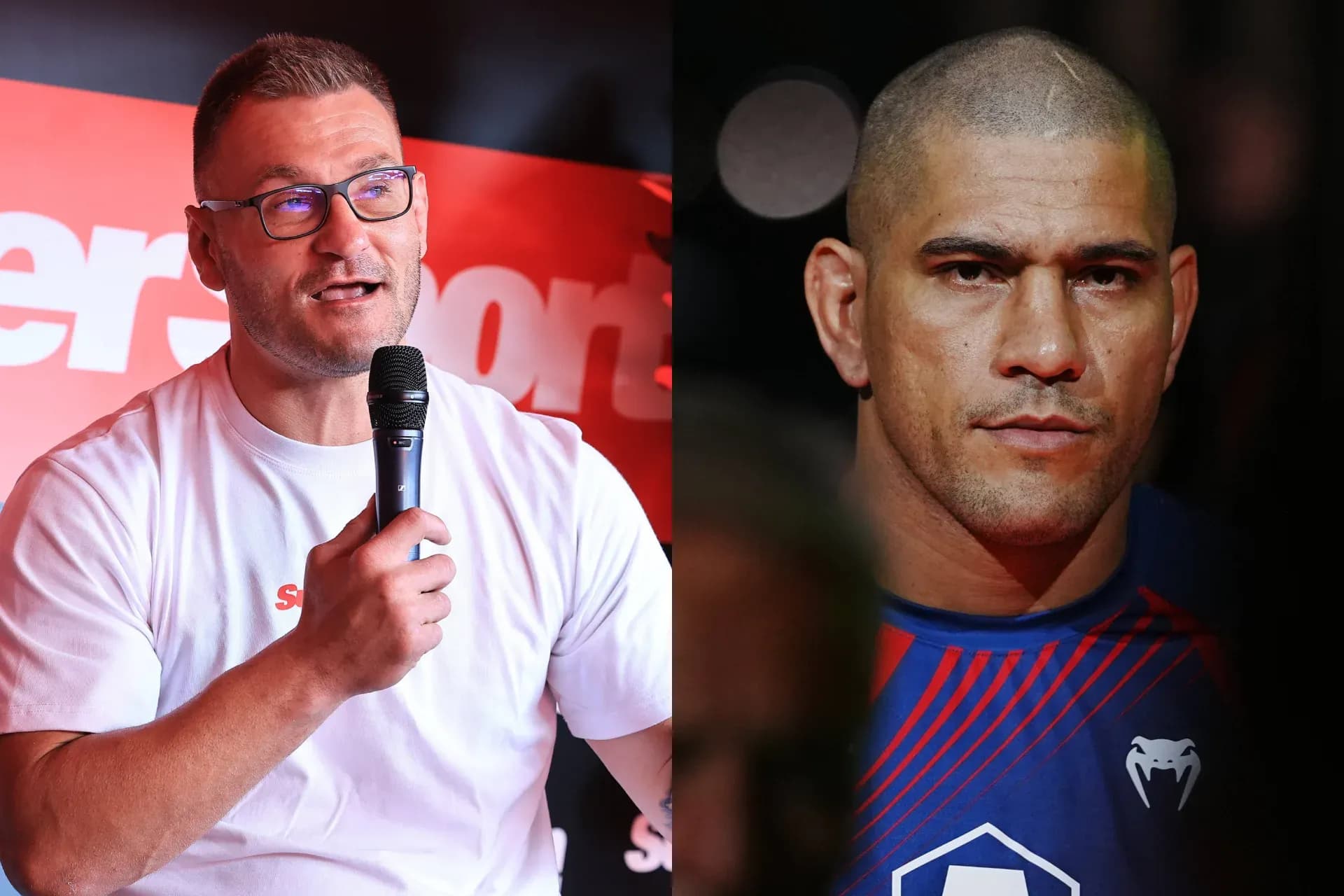 Stipe Miocic and Alex Pereira.