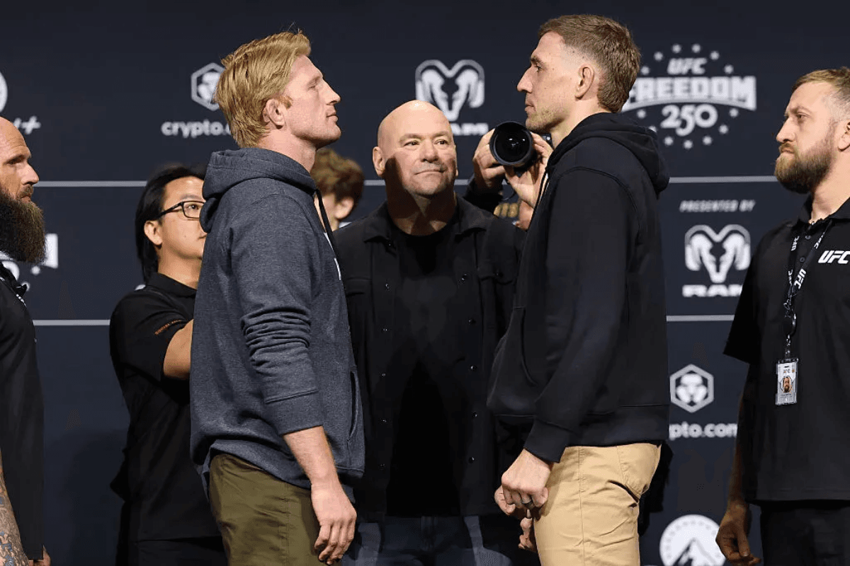 Nickal and Daukaus face off ahead of UFC Freedom 250