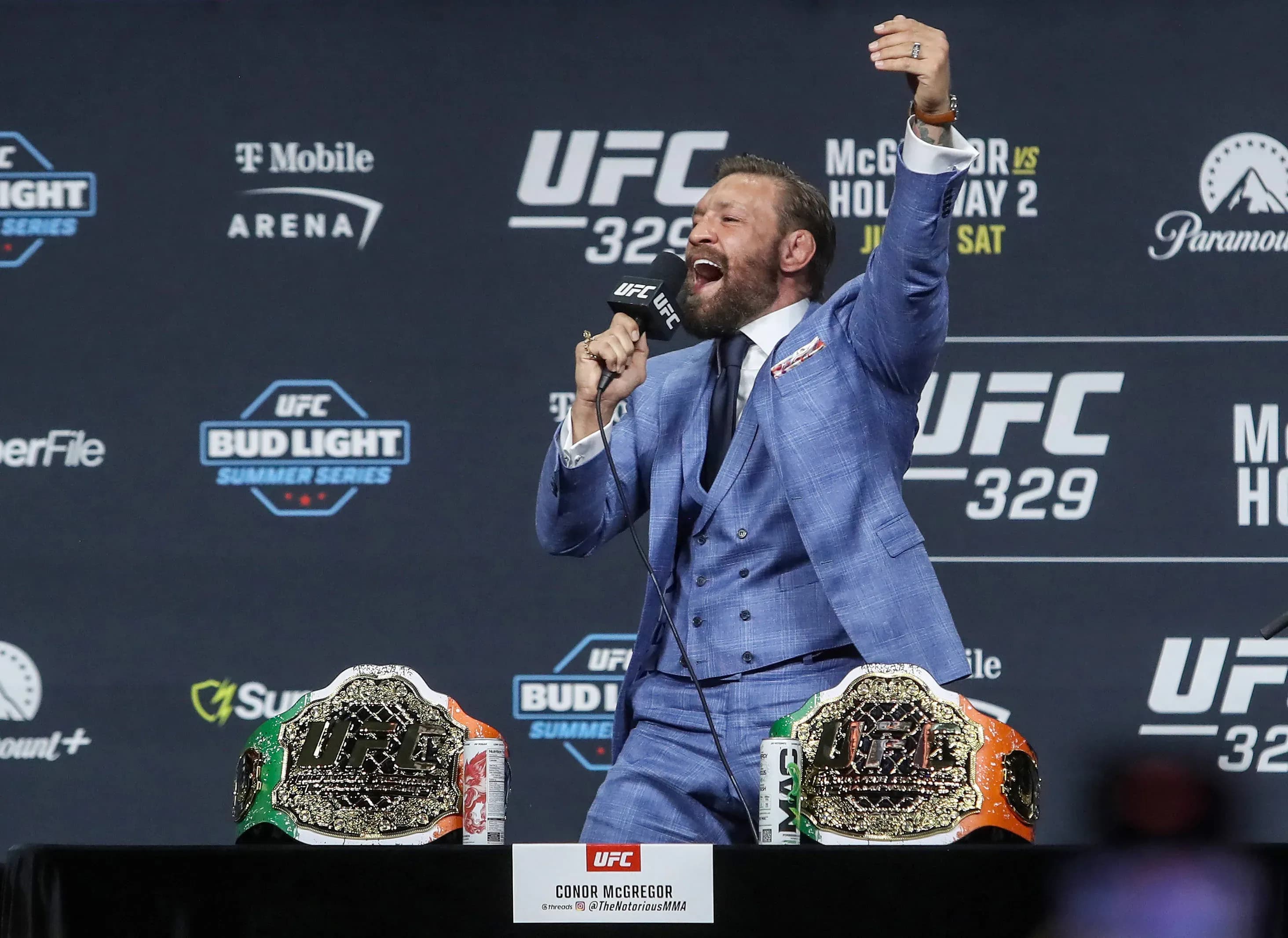Conor McGregor UFC 329 Press Conference
