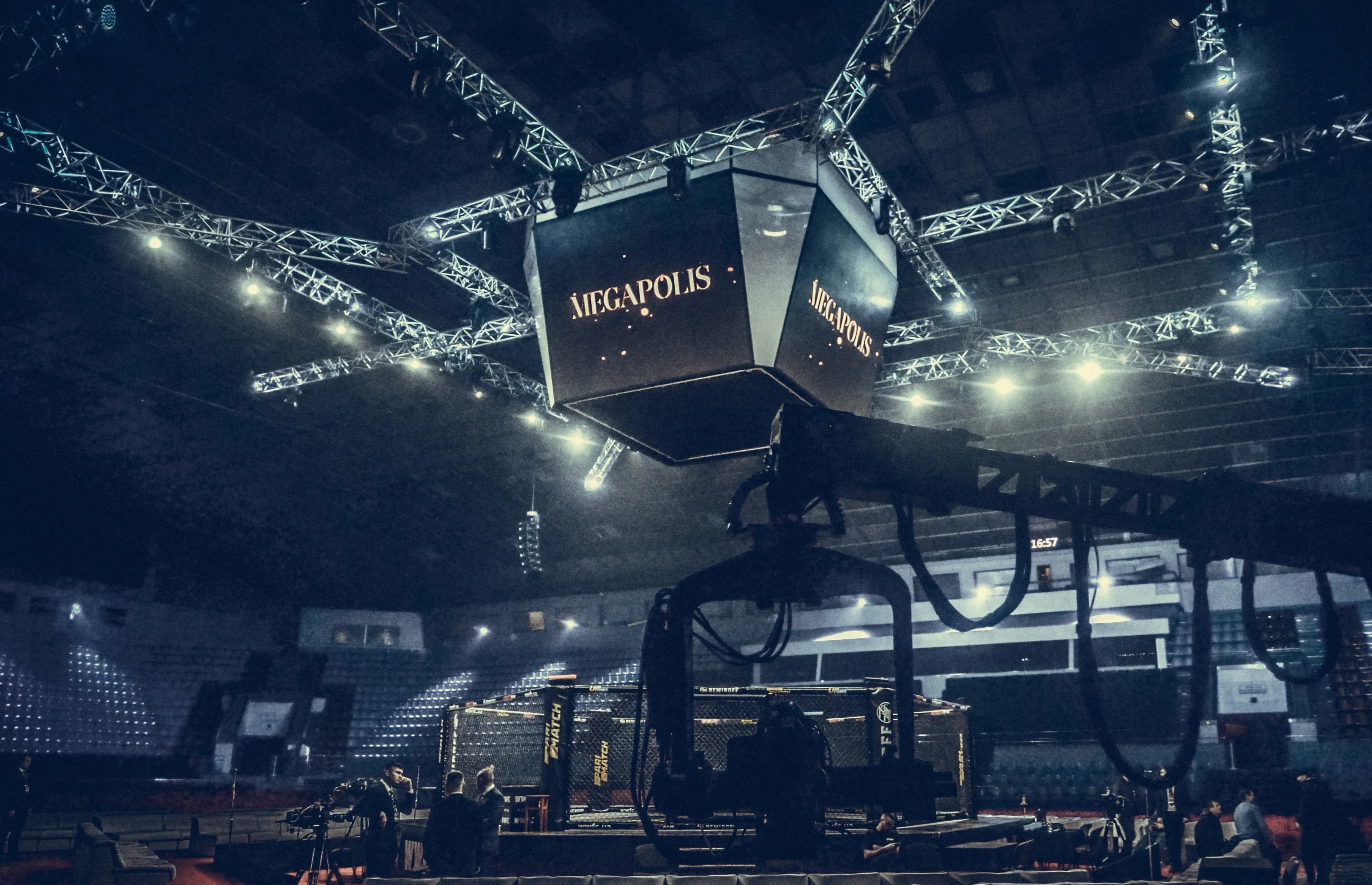 Empty MMA Cage