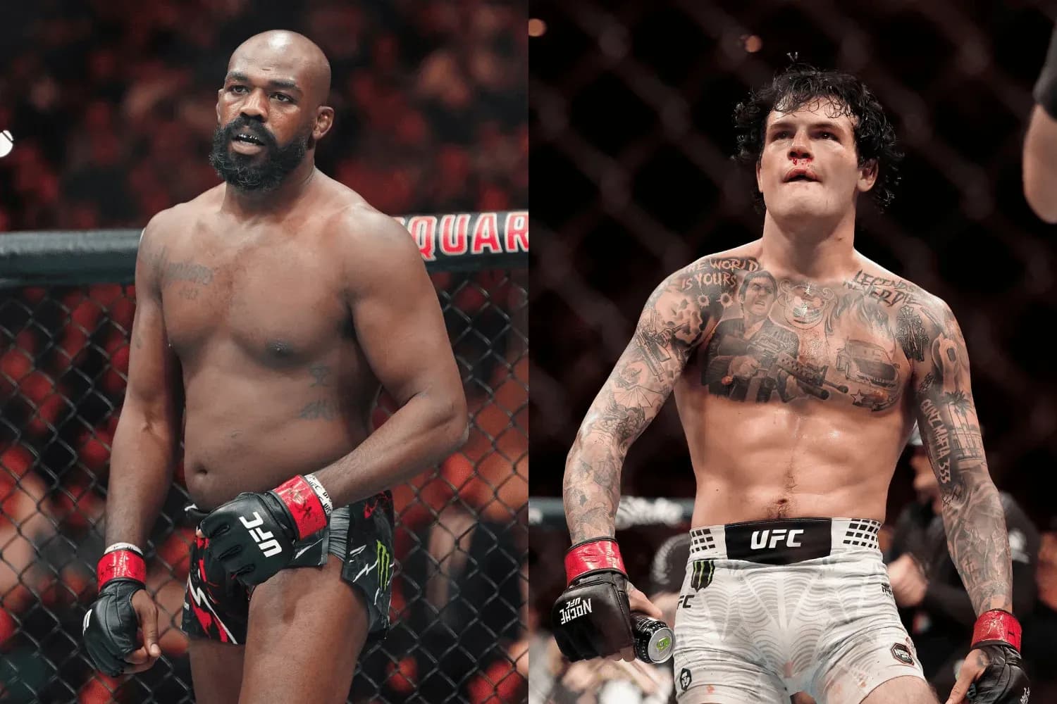 Jon Jones (left) and Tommy McMillen (right)