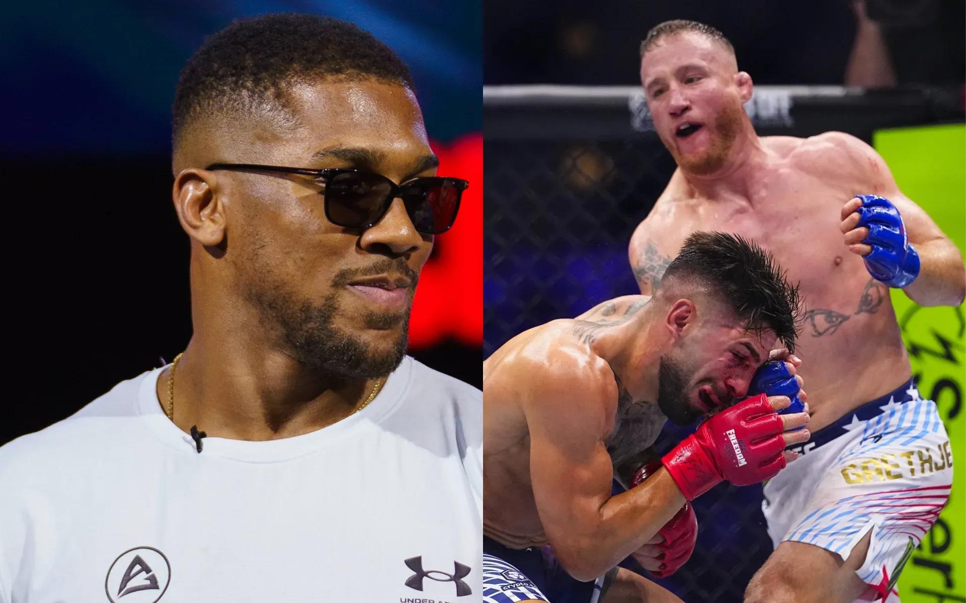 Anthony Joshua reveals eerie impact that Ilia Topuria vs. Justin Gaethje UFC fight had on him