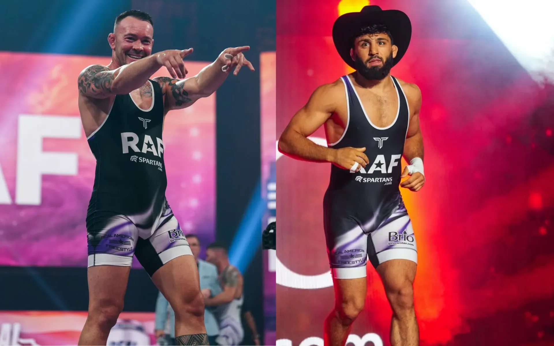 Colby Covington goes off on Arman Tsarukyan and Nina-Marie Daniele, gets into faceoff with UFC star after RAF 9
