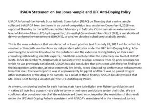USADA UFC 232