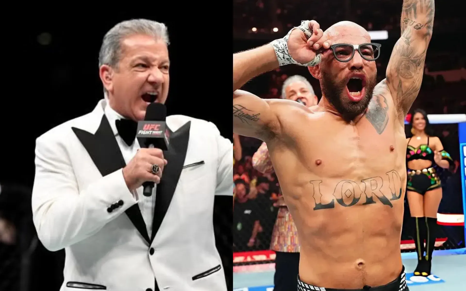 Jean Silva responds to Bruce Buffer’s message after show of respect at Noche UFC 4