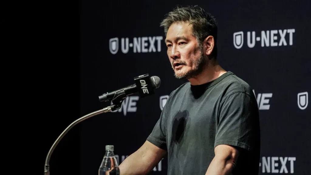 Chatri Sityodtong speaks at the ONE Samurai Press Conference