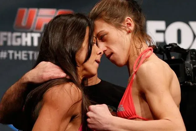 Joanna Jedrzejczyk and Claudia Gadelha coach TUF 23, fight at Finale on July 8