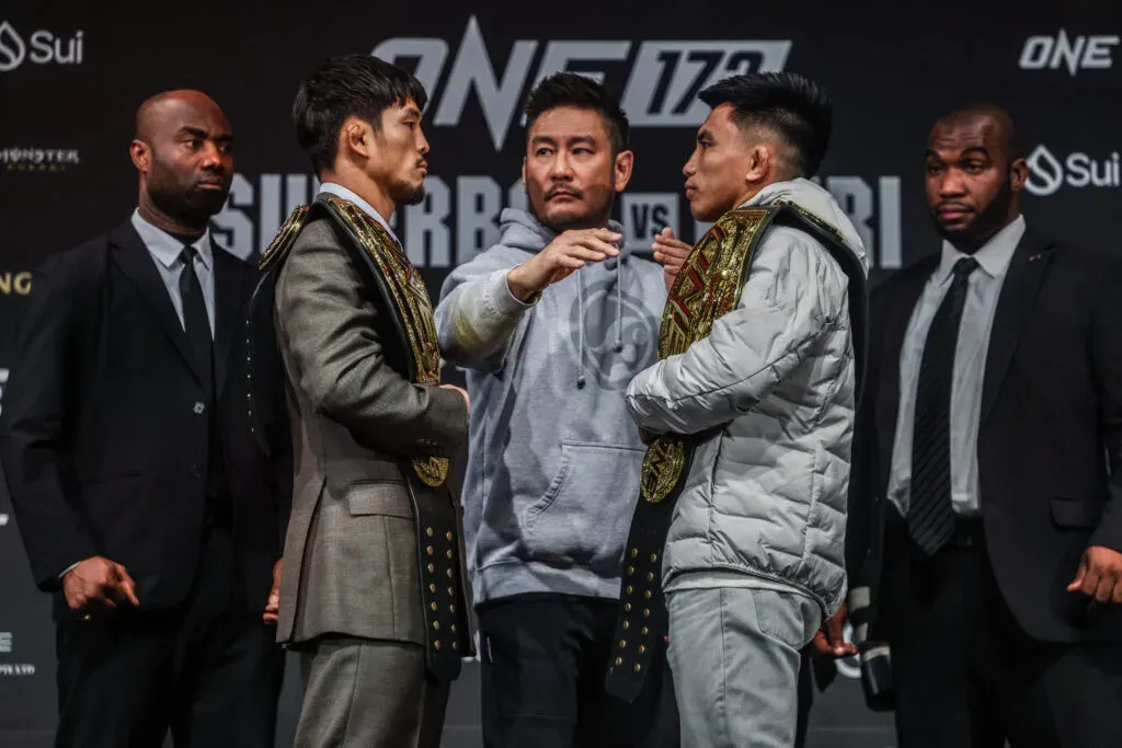 ONE Championship World Champions Yuya Wakamatsu and Joshua Pacio face off