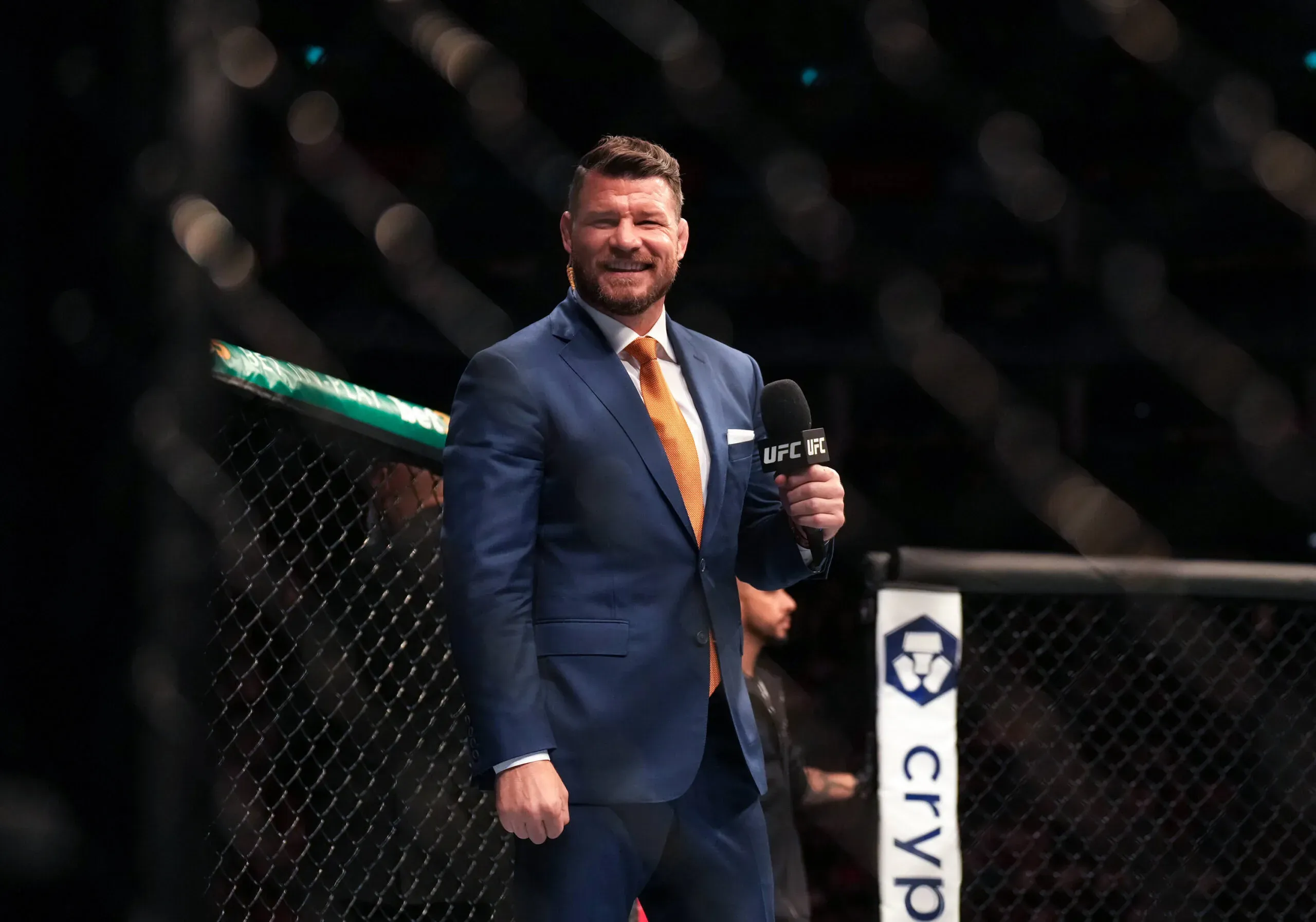 Michael Bisping announcing