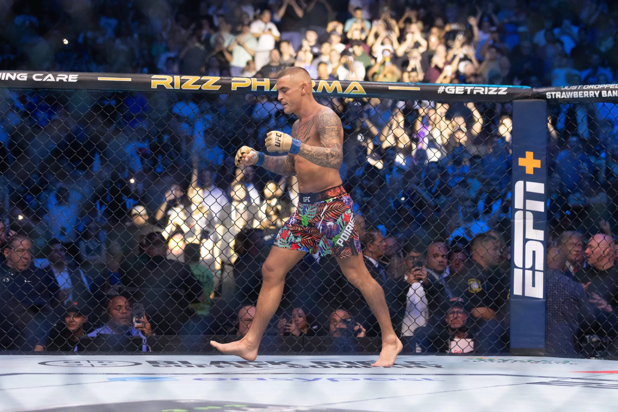 Dustin Poirier, fighting for the last time at UFC 318.