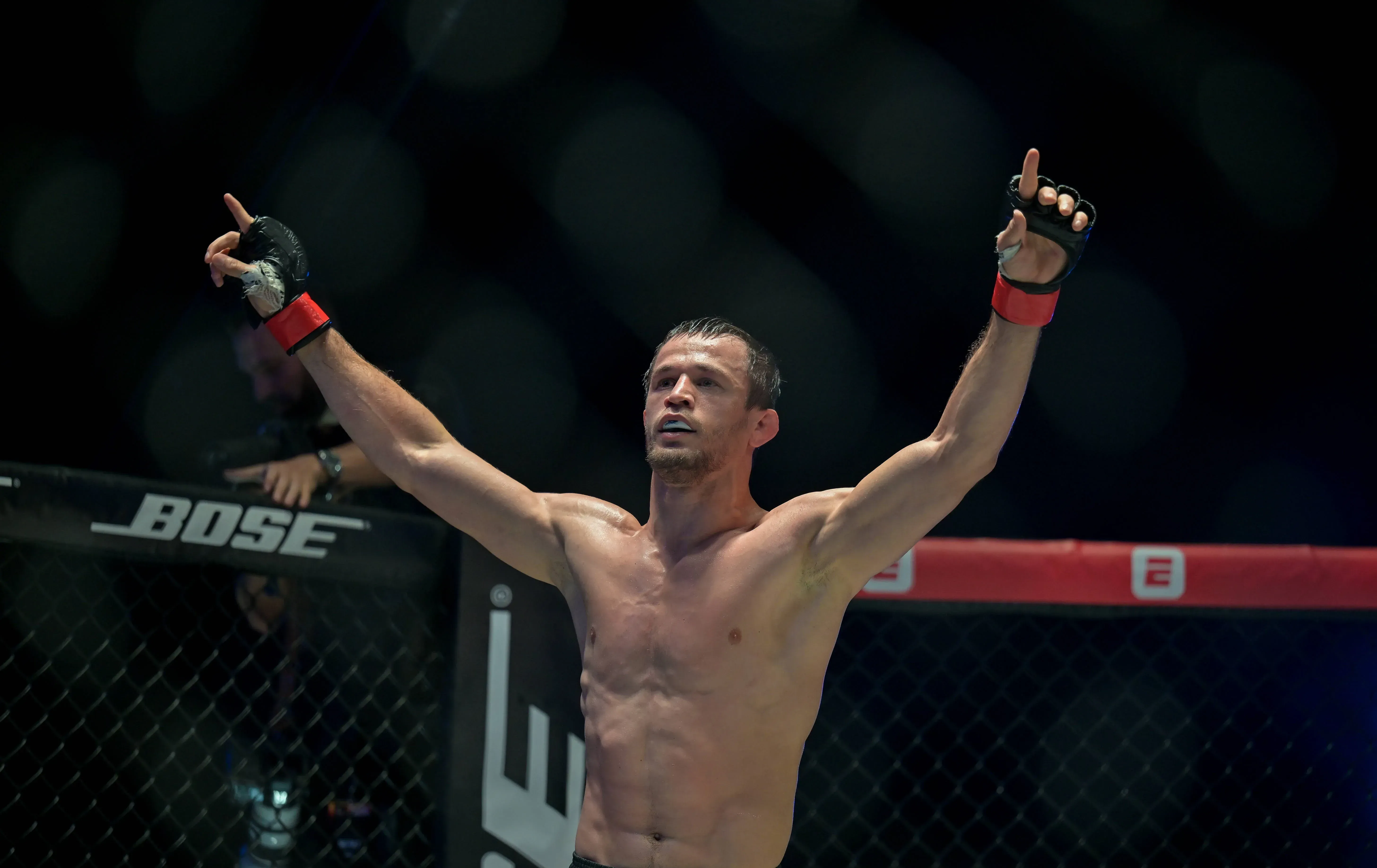 Usman Nurmagomedov Tells Critics to “Calm Down” After UFC Shanghai Cage Jump
