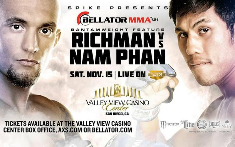 Image for Nam Phan signs with Bellator; draws Mike Richman in debut at Bellator 131