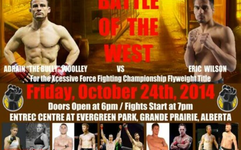 Image for Xcessive Force Fighting Championship 5 streaming live on GFL.tv this Friday night