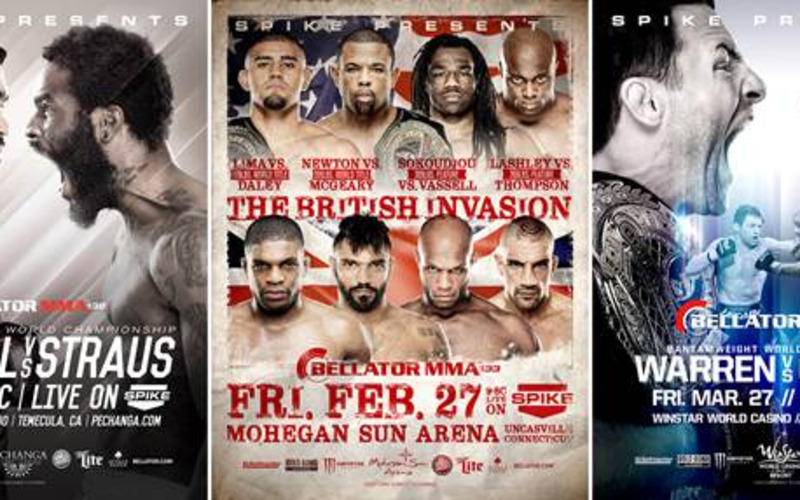 Image for Bellator announces first three events of 2015