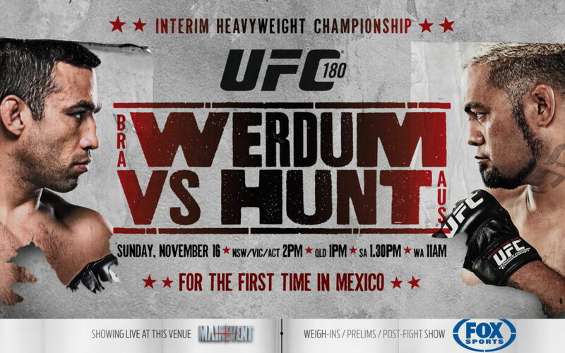 Image for Mark Hunt vs Fabricio Werdum UFC 180 highlights