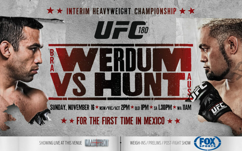 Image for Mark Hunt vs Fabricio Werdum UFC 180 highlights