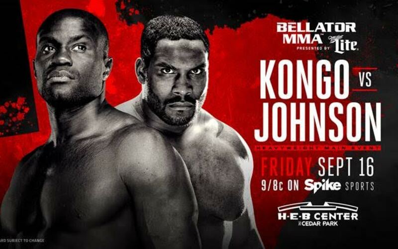 Image for ‘Bellator 161: Kongo vs. Johnson’ slated for September 16 in Texas