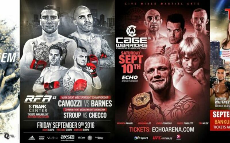 Image for MMA This Weekend (September 9 – 11)