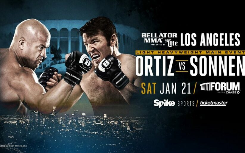 Image for Ortiz vs. Sonnen headlines Bellator 170 in January