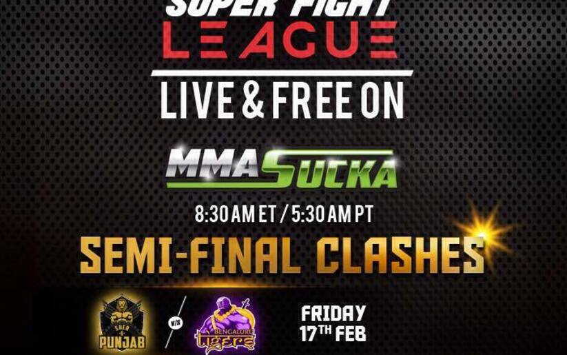 Image for Watch Super Fight League Semi-Final 1 on MMASucka.com at 5:30 a.m. PT/8:30 a.m. ET