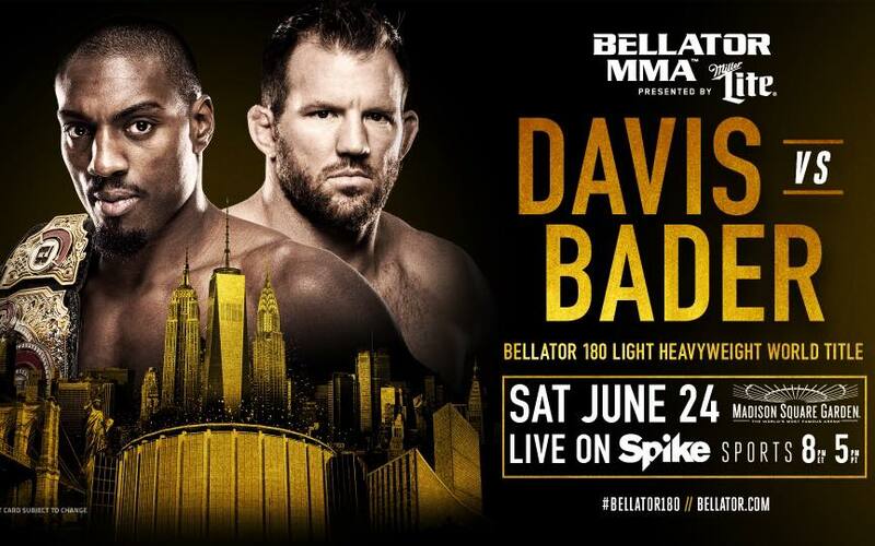 Image for Phil Davis vs. Ryan Bader II set to take place in NYC