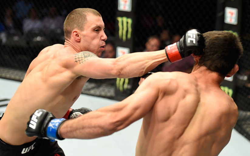 Image for After UFC 211 victory, James Vick calls for winner of Chiesa-Lee