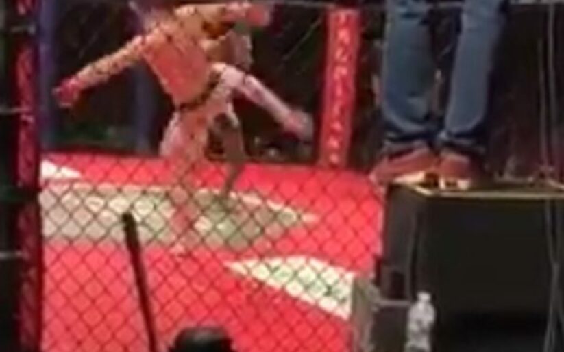 Image for VIDEO: Undefeated Victory FC Champion gets KO’d in 15 seconds while challenging for ROC title
