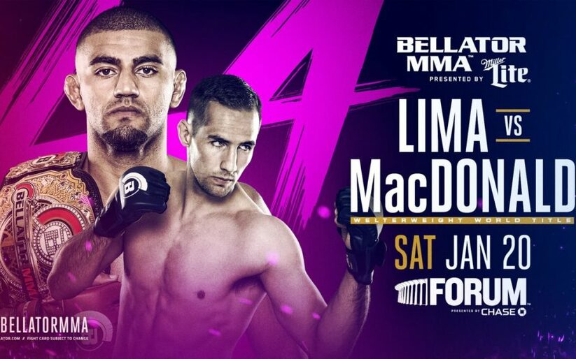 Image for Douglas Lima vs. Rory MacDonald welterweight title fight headlines Bellator MMA event in January