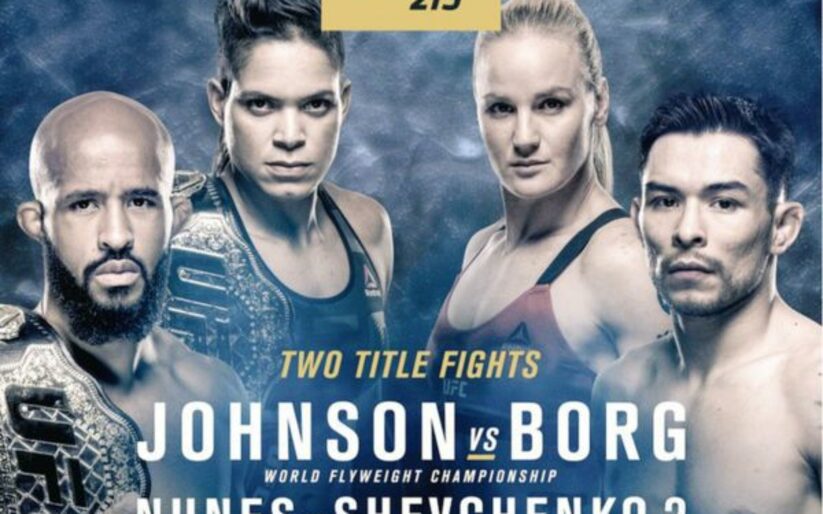 Image for Watch ‘UFC 215: Johnson vs. Borg’ on MMA Sucka