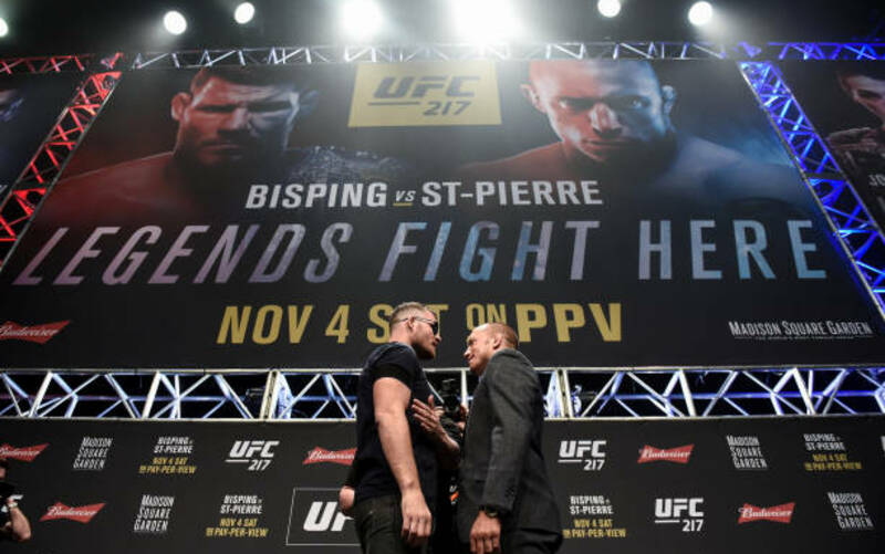 Image for Fighters and Trainers make picks for St-Pierre vs Bisping