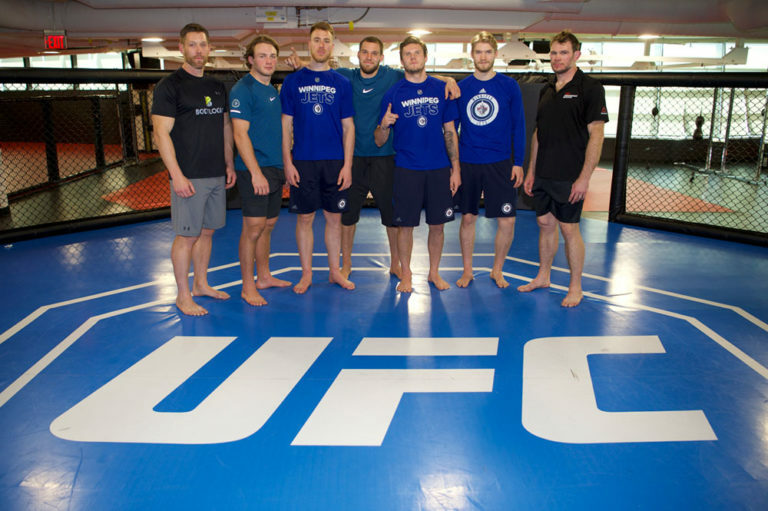 Winnipeg Jets players visit UFC Performance Institute