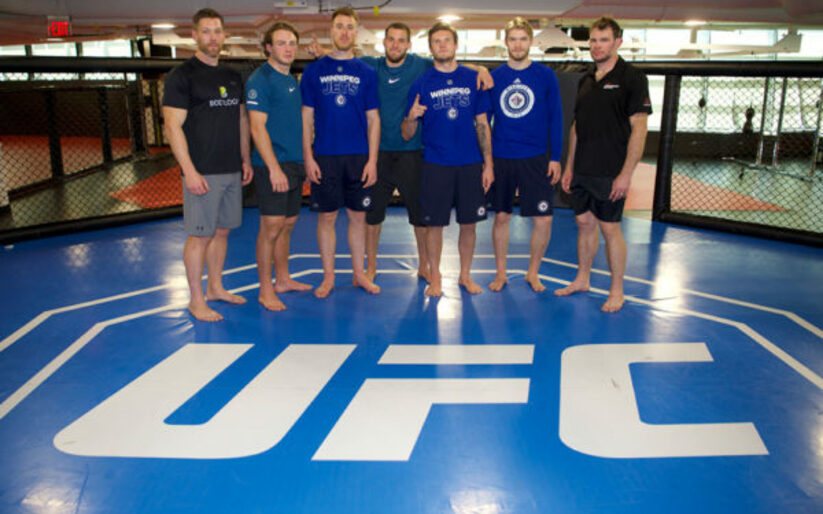 Image for Winnipeg Jets players visit UFC Performance Institute