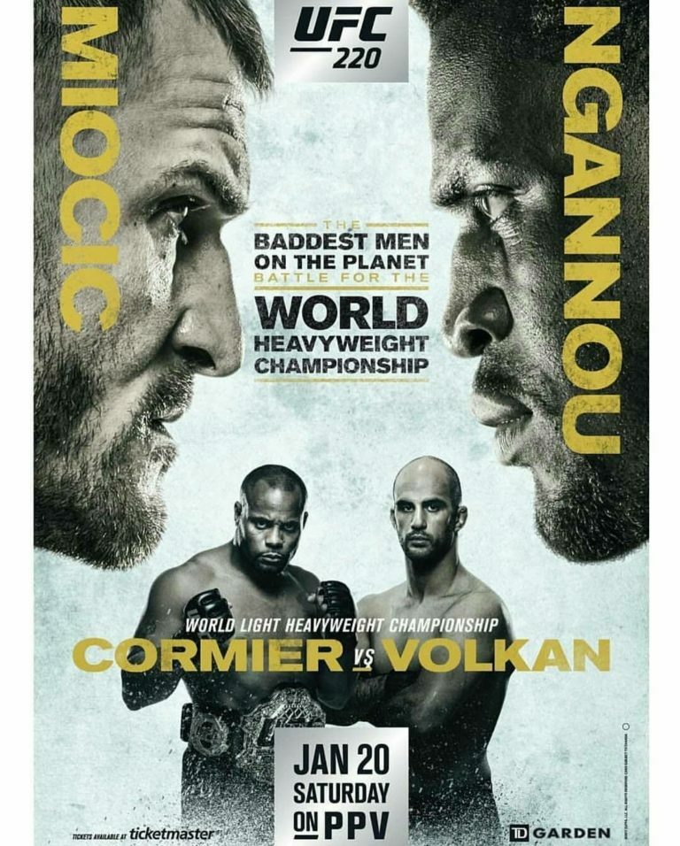 UFC 220 Poster