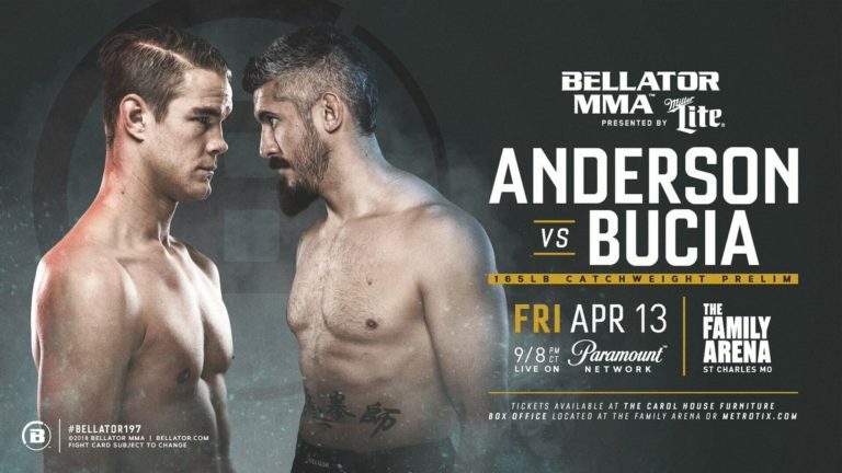 Derek Anderson takes short-notice fight against Zak Bucia at Bellator 197