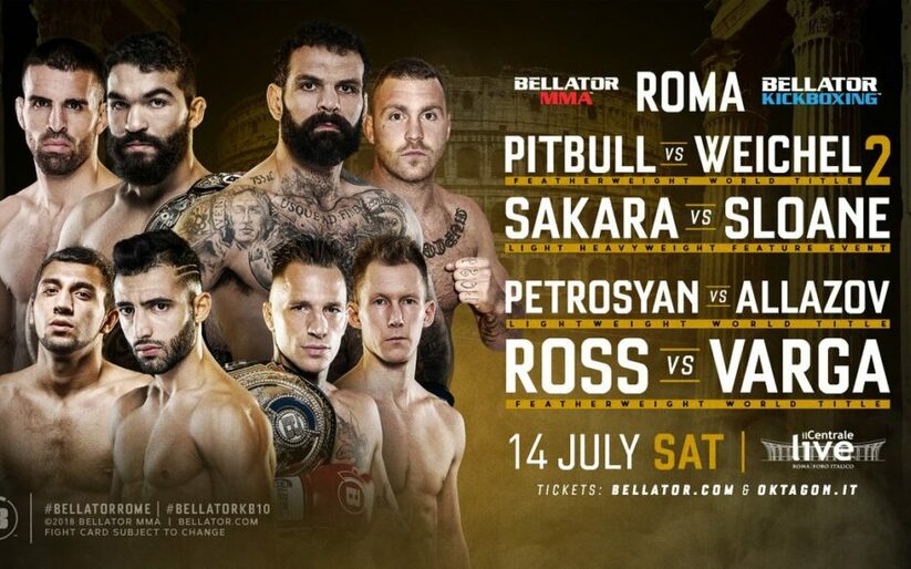Image for Bellator Rome announced for July; features stacked double-header