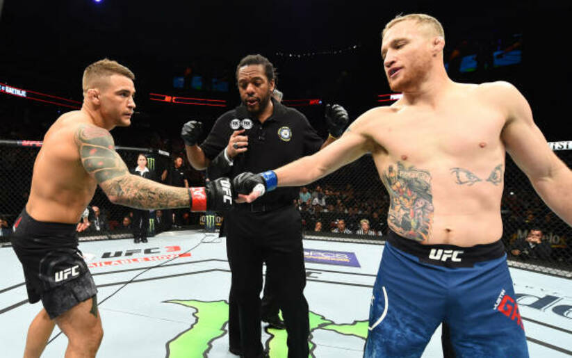 Image for MMASucka’s Fight of the Month for April 2018: Dustin Poirier and Justin Gaethje go to war in Arizona