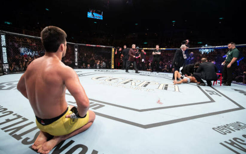 Image for MMASucka’s Knockout of the Month for May 2018: Lyoto Machida turns back time for another frontkick KO